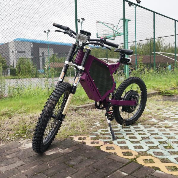 Buy cheap 72V 8000W Full Suspension Electric Mountain Bike Maximum Speed 100 Km/H from wholesalers