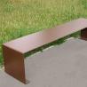 Buy cheap Height 40cm Outdoor Rusty Red Corten Steel Park Bench With Optinal Stool from wholesalers
