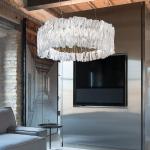 Post-modern living room chandelier designer creative study master Italian lamp