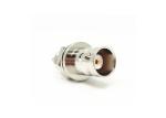 Female Socket Crimp Coaxial Cable BNC Connector Brass Contact Materials