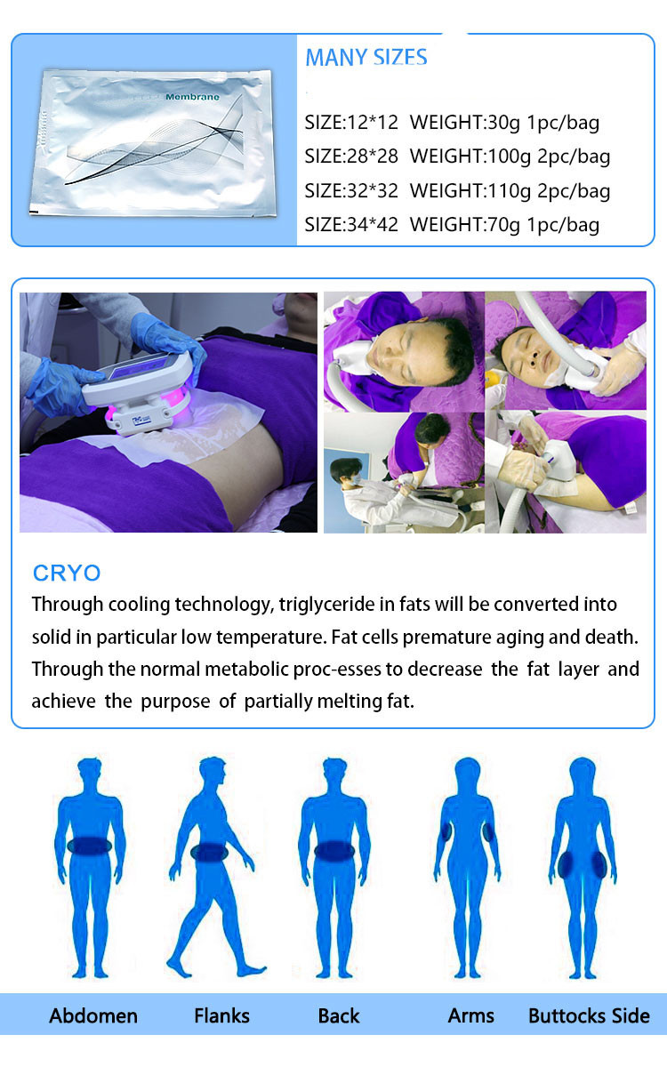 LAFO new portable 2 cryo handles cryo slim body machine, cryo fat reduce machine