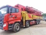 Diesel 11 Years Zoomlion Mer Cedes Benz 47 Meters Used Concrete Pump Truck 52