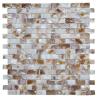 Buy cheap Morden Luxury Mother Of Pearl Wall Tile , 3d Brick Custom Mosaic Tile from wholesalers