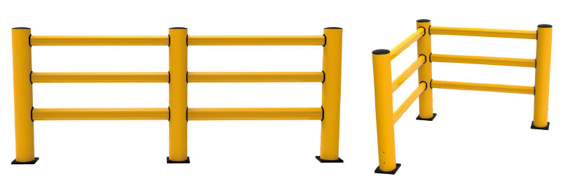 Flexible Pedestrian Barrier Anti-Collision Guardrails Warehouse Safety Barrier Traffic Guardrails