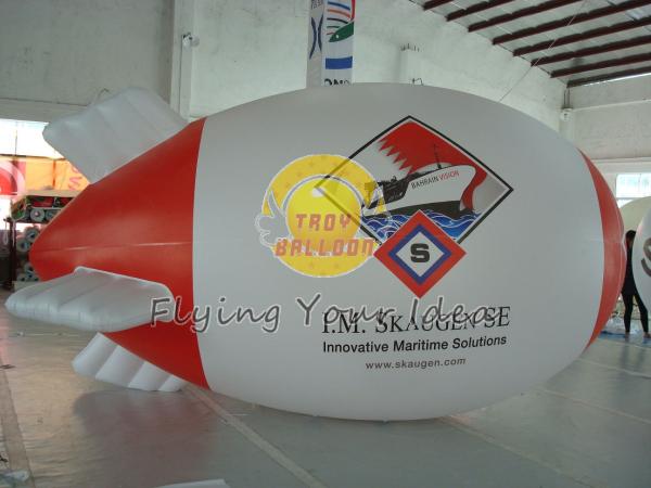 Large Waterproof Filled Helium Zeppelin for Political Election, RC Blimps