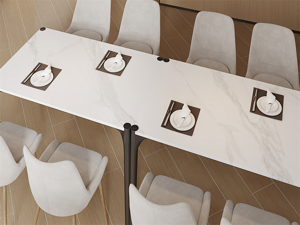 Matt White Sintered Stone Slab For Design 1420x2700mm