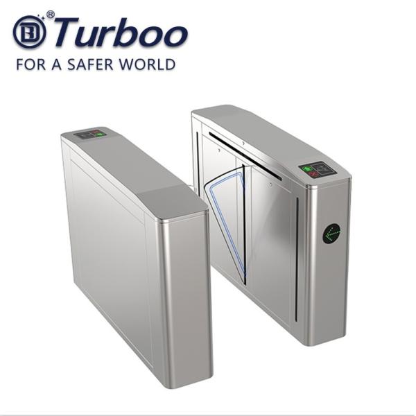 Buy cheap Automatic Pedestrian Waist Height Flap Barrier Turnstile Access Control System from wholesalers
