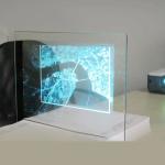 3D Rear Projection Film Gray Clear Holographic Film Creat Virtual Hologram