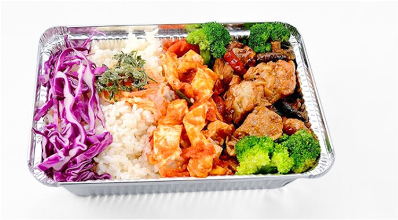Hot sell almunium foil Hotel restaurant Foil Box Disposable Airline almunium Foil Container For Food alufoil