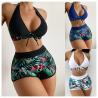 Buy cheap Two Pieces Swimming Suits Bikini Hot Women'S Bikini Swimwear UPF Protection High Waistiest from wholesalers