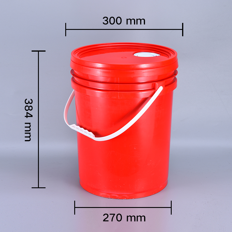 Personalized Logo Printing PP 20l Plastic Oil Bucket for Grade Food Grade Container