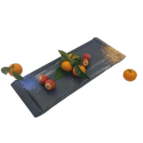 Buy cheap Unique Melamine Dinner Plates Restaurant Rectangle Anti Scratch from wholesalers