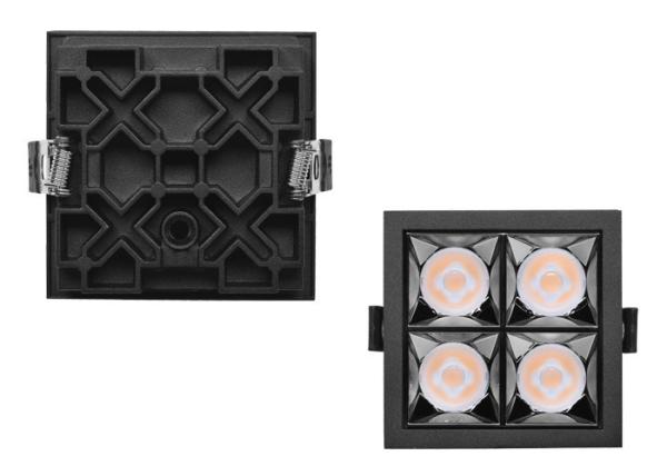 Buy cheap Aluminum 12w LED Recessed Downlight 0 - 10V Dimming SMD5050 840 Lumens from wholesalers