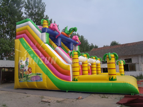 Durable Large Inflatable Slide WSS-102 CE UL EN14960 Certificated