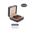Buy cheap Navy blue High Quality PU Leather Ring Box Elegant Jewelry Storage Gift Box from wholesalers