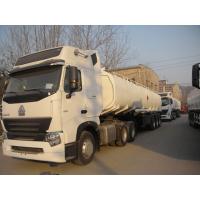 Buy cheap SINOTRUK HOWO A7 6x4 Oil Tanker Truck 371 hp with 25000L , EURO III Emission product
