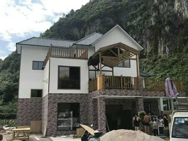 Buy cheap Luxury Prefab Vacation Villa Anti Earthquake And Wind Resist Prefabricated Light Gauge Steel Villa from wholesalers