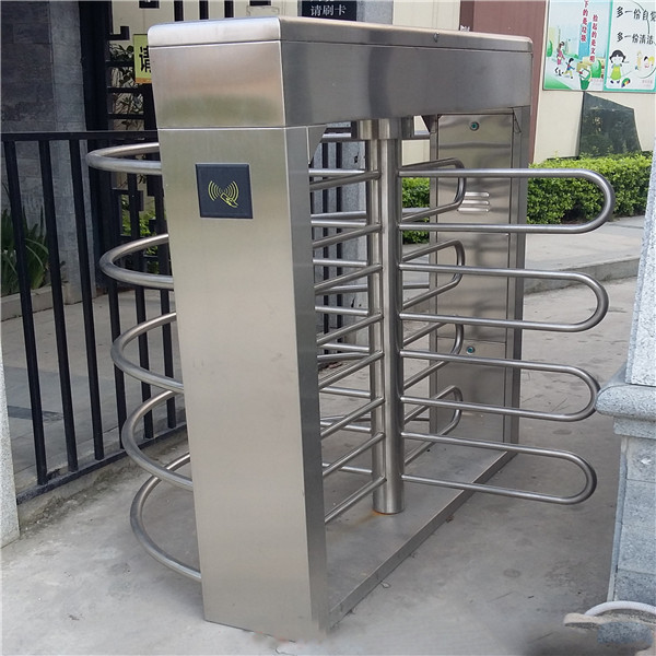 Indoor / Outdoor Mechanical Half Height Turnstile With Single / Bi-Direction