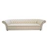 Buy cheap 1/2/3/4 Seater White Leather Chesterfield Sectional Sofa Bar Salon from wholesalers