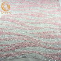 Buy cheap Glitter Sequin Lace Material Custom Pattern Evening Dress Lace product