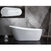 Buy cheap Freestanding Artificial Stone Bathtub 170CM For Office Building product