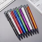 Customization Logo Plastic Office And School Supplies Colorful Metal Ballpoint