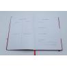 Buy cheap B5 Size Daily Weekly Planner Soft PU Leather Cover Sewn Thread Binding With Belly Band from wholesalers