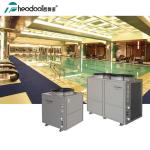 Freestanding Swimming Pool Heat Pump Hot Water With Titanium Heating