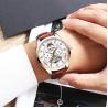 Buy cheap Brand KINYUED Mechanical mens watch luxury luminous moon phase skeleton watch automatic mechanical watch from wholesalers
