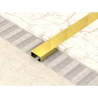 Buy cheap Bright Stainless Steel Tile Trim 12mm Steel Tile Edge Trim Silver product