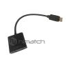 Buy cheap High Definition Displayport 1.2 To VGA Cable Male To Female 1080P DP Video Cable from wholesalers