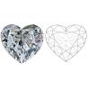 Buy cheap Colorless 2.0ct Heart CVD Lab Grown Diamond Loose Color Grade G from wholesalers