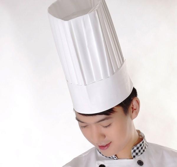 Buy cheap Disposable Chef Hats Paper Forage Cap For Kitchen / Restaurant Serving With Air Holes Free from wholesalers
