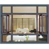 Buy cheap Swing Opening Out Aluminum Casement Window Hurricane Impact Double Glass from wholesalers