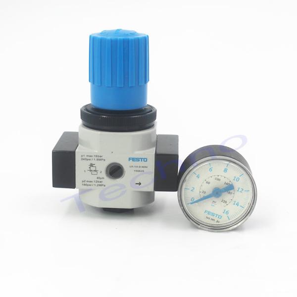LR-1/4-D-MINI Pneumatic Filter Regulator Lubricator Metal FESTO Pressure