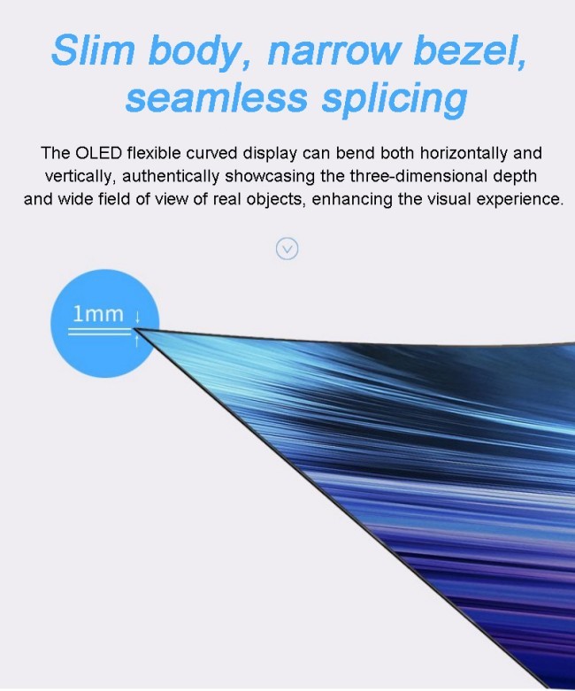 360 IPS Touch Screen OLED Display Flexible Touch Screen Display Thin Bendable Wearable