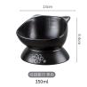 Buy cheap Cat Dog Raised Ceramic Pet Bowl Anti Tipping Elevated Black Color from wholesalers
