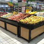 Heavy Duty Fruit And Vegetables Shelves Single Sided For Store