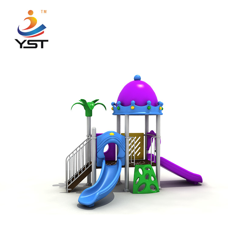 250cm Kids Playground Slide LLDPE PVC Backyard Swing Sets