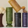 Buy cheap Matcha Coffee Tin Factory Custom LOGO Print Small Jar Combination Tea Container Round Cylindrical Metal Box Coffee Tea Tins Cans Packaging from wholesalers
