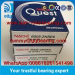 Japan Origin Rubber Sealed Deep Groove Ball Bearing NACHI 6005-2NSE9