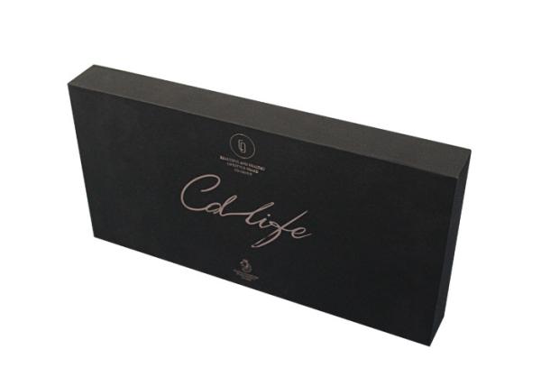Buy cheap Customized Rigid Packaging Box With Silver Hot Stamping from wholesalers