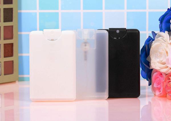 Quality 20ml Credit Card Spray Bottle Non Leakage Water Bottle White Clear Black for sale