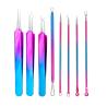 Buy cheap 4 Pcs 5 Pcs 7 Pcs Facial Skin Care Devices Stainless Steel Acne Blackhead Remover from wholesalers