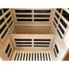 Buy cheap Deluxe 1 Person Steam Room Solid Wood Personal Sauna Room Infrared With LED Color Lights from wholesalers