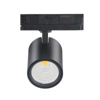 Buy cheap 30W led track lights dimmable Non Flicker Dali Dimmable 3000LM 90Ra Black 4000K product