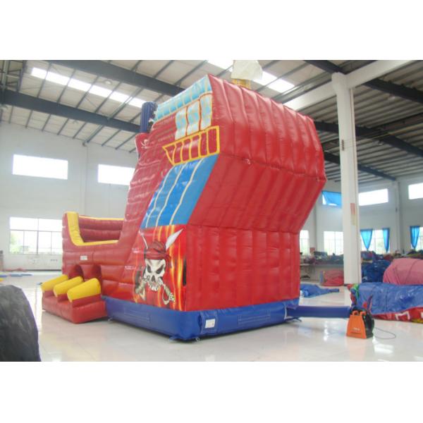 Manufacturer Inflatable Pirate Ship Bouncy House With Slide Inflatable Obstacle Course