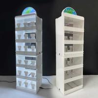 Buy cheap Layers Free Combination Metal Tobacco Cigarette Display Cabinet Rack product