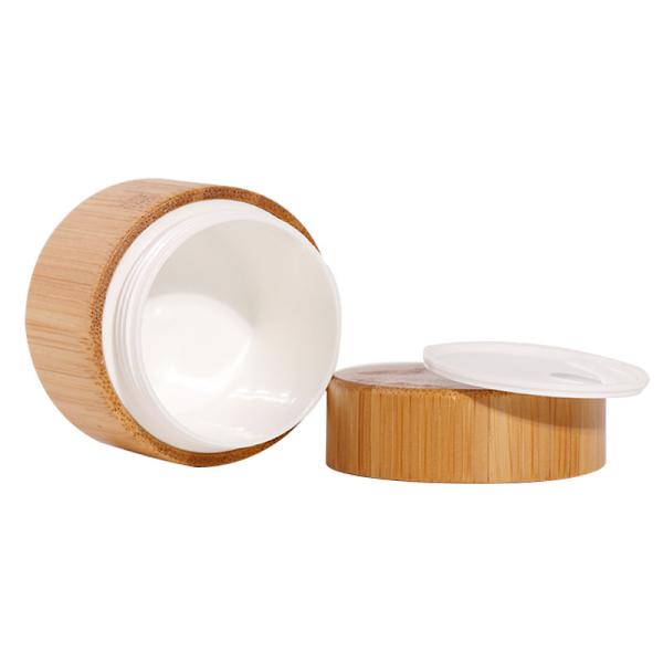 Buy cheap Wooden Bamboo Jar Packaging 5g 15g 30g 50g 100g 200g Clear Frosted Glass Jar from wholesalers