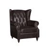 Buy cheap Tiger High Back Leather Armchair Elegant Back Buttons Living Room Decoration from wholesalers